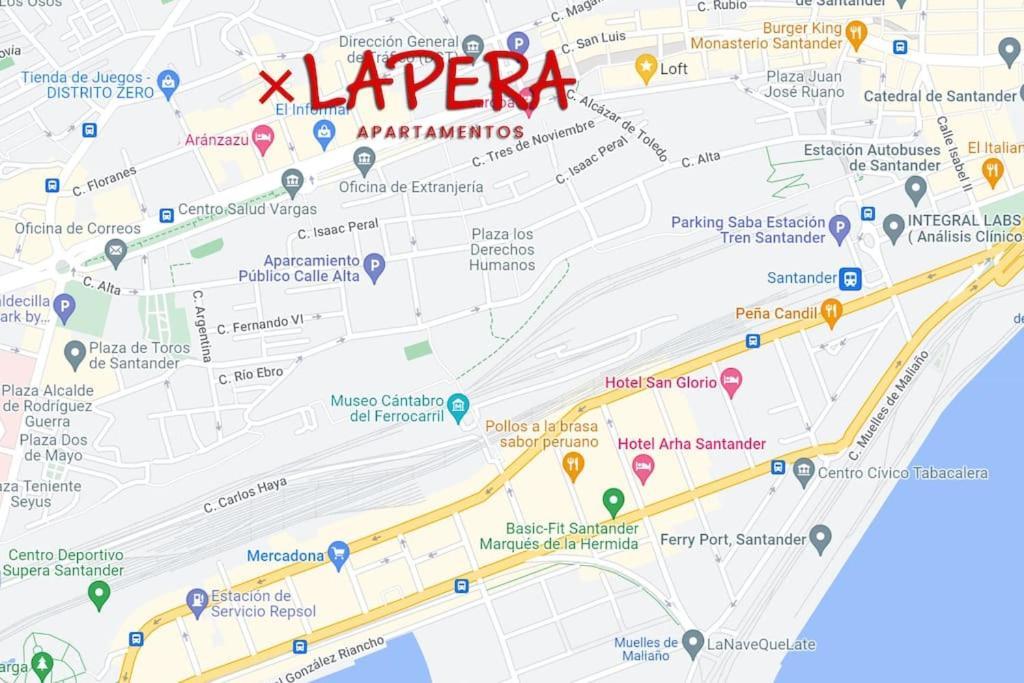 Alojamientos Turisticos Con Terraza En Santander Lapera Exteriér fotografie